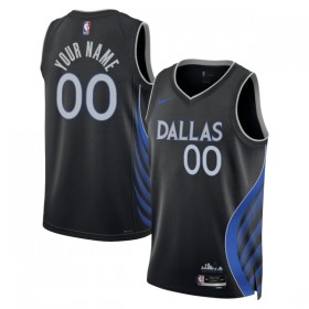 Män Dallas Mavericks Tröja Skräddarsydda Nike 2025-26 City Edition Svart Swingman